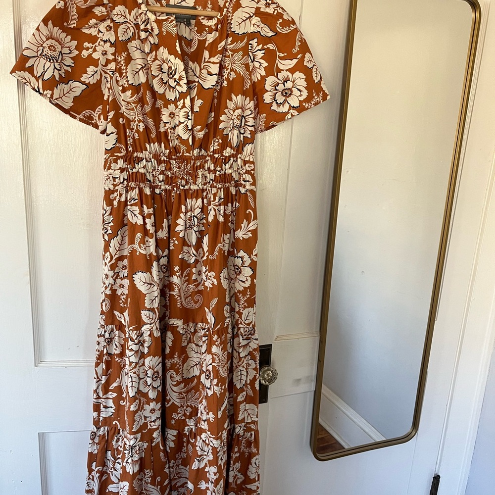 Anthropologie Somerset Floral Maxi Dress